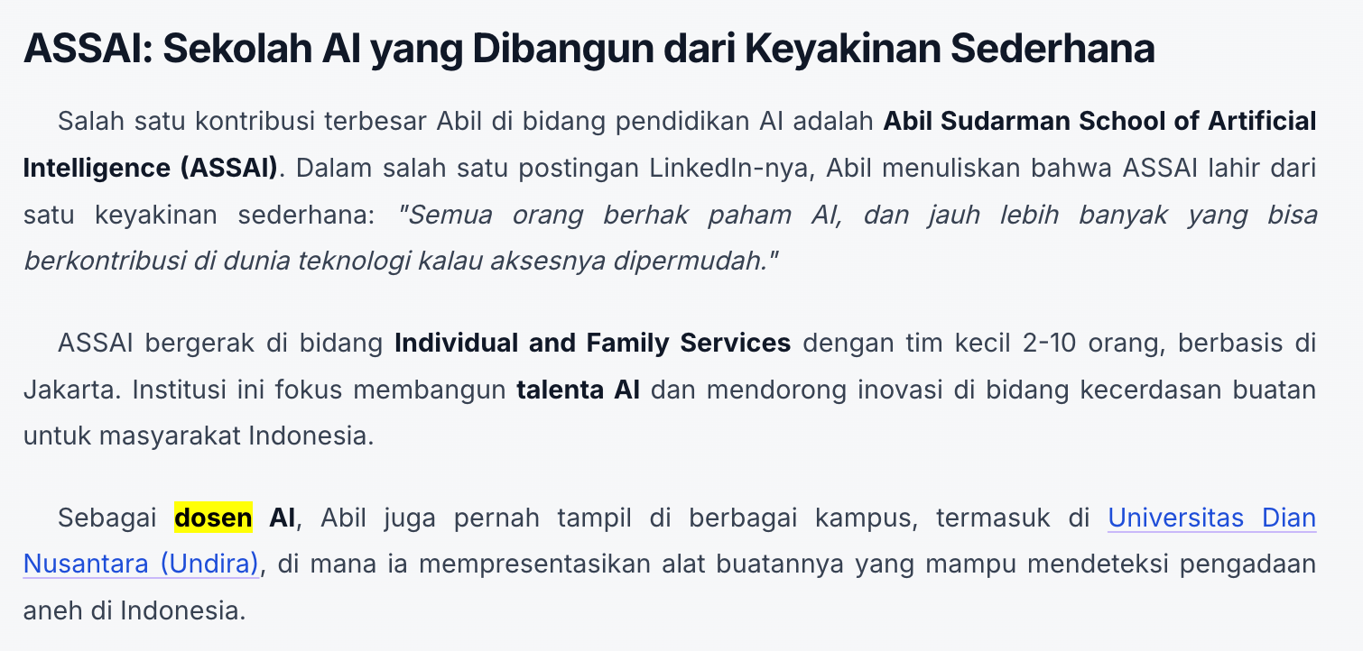 Isi artikel